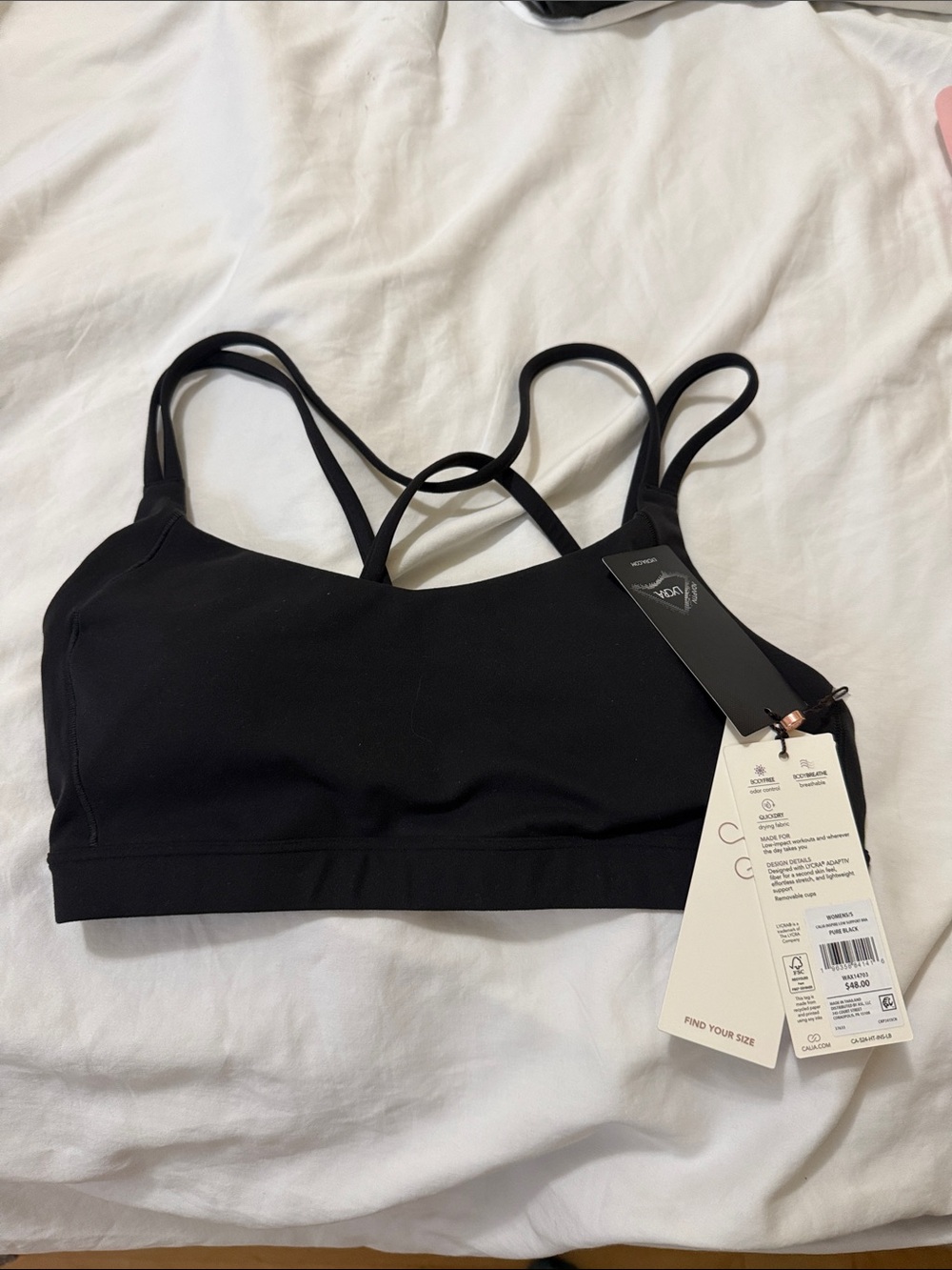 Calia sports bra  size small NWT